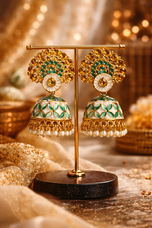Pooja jhumkas