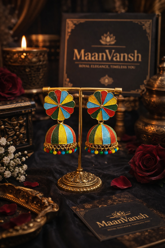 Multicolour earing