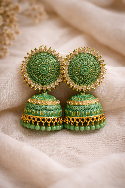 Green Sun Earing