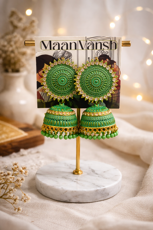 Green Sun Earing