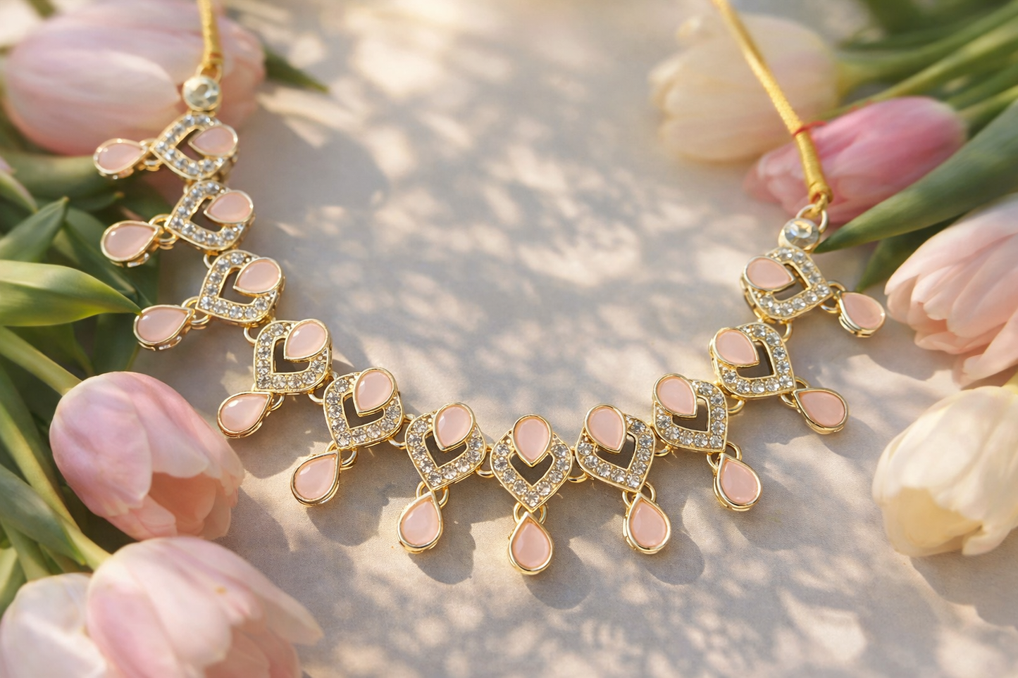 Rosé Drop Necklace