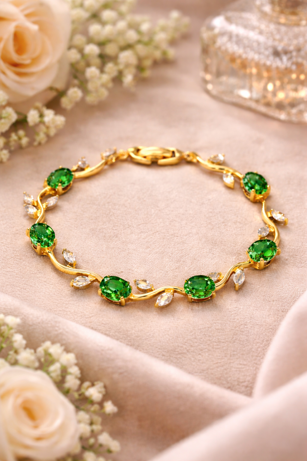 Tulip Bracelet Green