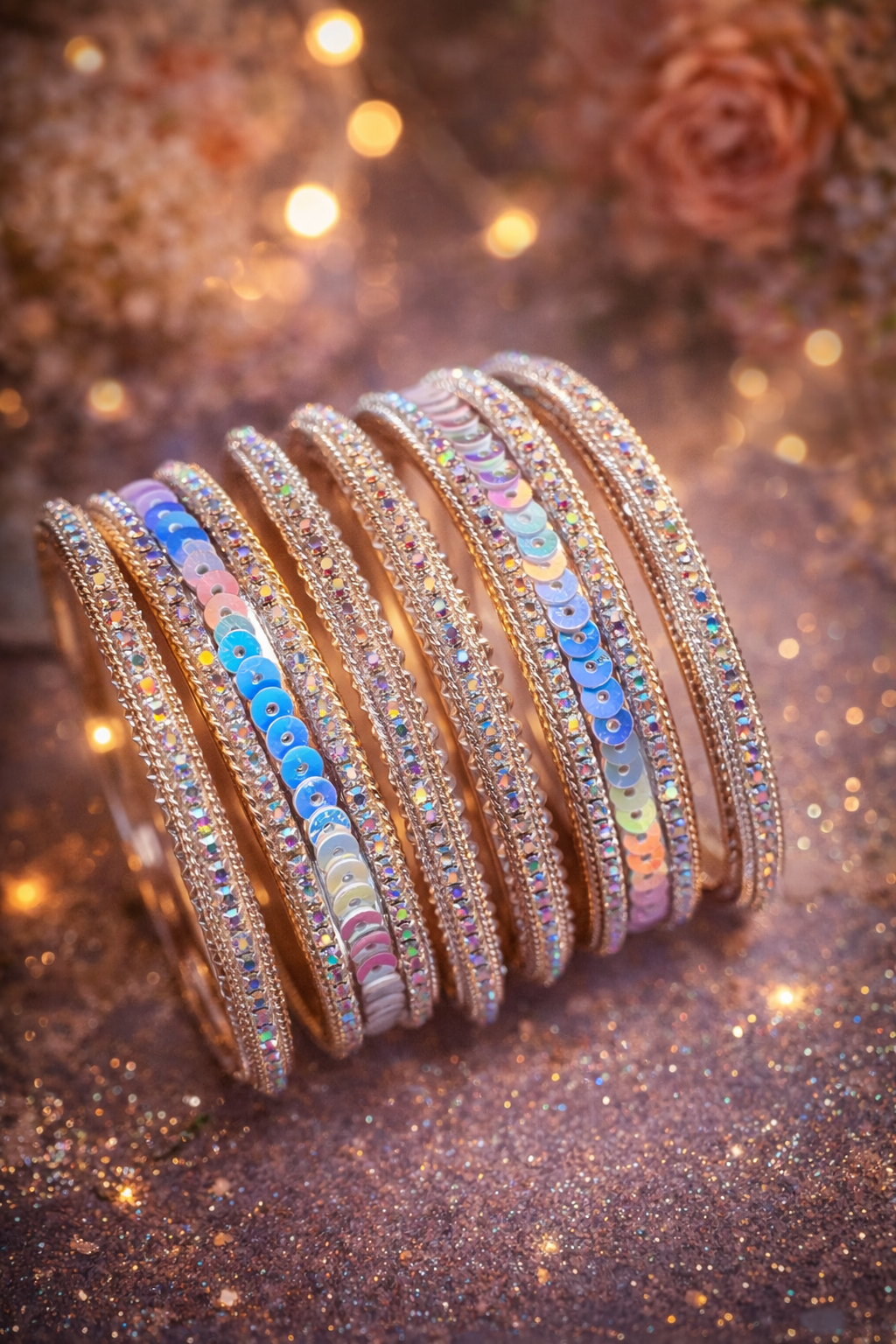 Midnight Sparkle Bangles